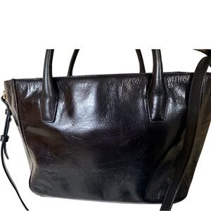 Cole Haan Elegant Black Leather Tote‎